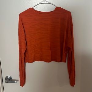 Lulu lemon cropped long sleeve